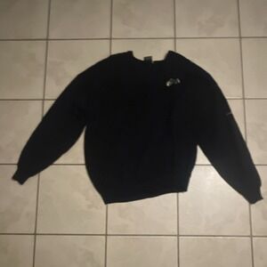 Blarney Castle Ireland Men's Navy V-Neck Pullover Sweater Embroidered Logo Knit